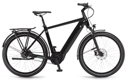 Winora Elektrofahrräder Winora Sinus R8 625Wh Bosch Elektro Fahrrad 2022 (27.5" Herren Diamant 56cm, Onyx Black (Herren))