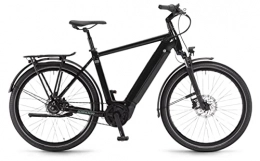 Winora Elektrofahrräder Winora Sinus R8f 625Wh Bosch Elektro Fahrrad 2022 (27.5" Herren Diamant 52cm, Onyx Black (Herren))