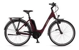 Winora Elektrofahrräder Winora Sinus Tria N7eco 400Wh Bosch Elektro Fahrrad 2020 (28" Einrohr 46cm, Burgundyred matt)