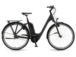Winora Fahrräder Winora Tria N8 Bosch Elektro Fahrrad 2021 (28" Einrohr 50cm, Schwarz matt)
