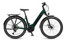 Winora Elektrofahrräder Winora Yucatan 10 630Wh Yamaha Elektro Fahrrad 2022 (27.5" Einrohr 50cm, Emerald matt (Einrohr))