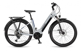 Winora Elektrofahrräder Winora Yucatan 12 630Wh Yamaha Elektro Fahrrad 2022 (27.5" Einrohr 46cm, Winterwhite (Einrohr))