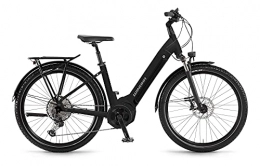 Winora Elektrofahrräder Winora Yucatan 12 Pro 630Wh Yamaha Elektro Fahrrad 2022 (27.5" Einrohr 46cm, Schwarz matt (Einrohr))