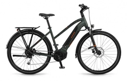 Winora Elektrofahrräder Winora Yucatan i9 i500Wh Yamaha Elektro Fahrrad 2020 (28" Damen Trapez 52cm, Olive matt)