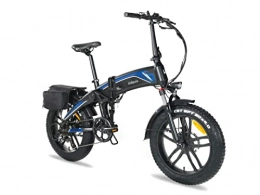 Woopela Elektrofahrräder Woopela RD5 20 Zoll klappbares E-Bike Folding Shimano 7 Gang-Schaltung EU-konform Klapprad 250 W Motor Batterie abnehmbar Elektrik Bike 25 km / h mit Gepäckträgertasche