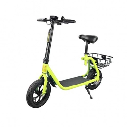 WSBBQ Fahrräder WSBBQ 350W Faltett-Elektro-Bike-Adult Scooter Portable und Easy to Store in Caravan, Motor Home, Boot. Short Charge Lithium-Ionen-Batterie und Silent Motor eBike, Green
