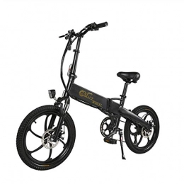 WXJWPZ Fahrräder WXJWPZ Elektrisches Faltrad 20 '' Elektrisches Faltrad 48V Motor 7 Gang E-Bike Vorne Hinten Scheibenbremse Magnesiumlegierung Rad, C