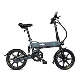WXJWPZ Fahrräder WXJWPZ Faltender Elektrischer Fahrrad DREI Fahrmodi Ebike 250W Bewegungsfahrrad 40KM Strecken-elektrischer Fahrrad-16-Zoll-Reifenroller, Black