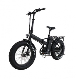 WXJWPZ Elektrofahrräder WXJWPZ Faltendes Elektrisches Fahrrad 20 * 4.0 48V500W Fetter Reifen Elektrisches Mountainbike Elektrisches Faltendes Fahrrad des Schneefahrrades