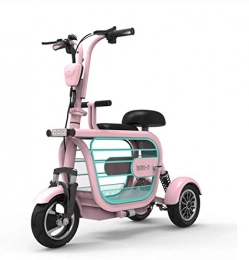 WXJWPZ Fahrräder WXJWPZ Faltendes Elektrisches Fahrradkind Elektrisches Fahrradlicht Stadt Ebike Leistungsfähiges E-Fahrrad Erwachsenes Elektrisches Fahrrad Der Minilithiumbatterie, Pink