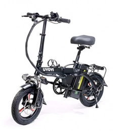 XCBY Fahrräder XCBY Klapp E-Bike, Urban E-Bike - 400W Motor 48V Moped 14 Zoll Bemanntes Elektrofahrrad USB-Handy Aufladen 65KM