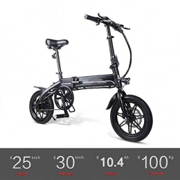 XFY Elektrofahrräder XFY 14 Zoll E-Bike, Elektrofahrrad Faltbares mit Display - Klappbar - Maximale Belastung 120 Kg, mit 250W / 36V / 10.4AH Herausnehmbarem Lithium-Ionen-Akku