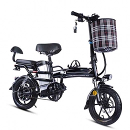 XFY Elektrofahrräder XFY E-Bike Elektrofahrrad - 14 Zoll Klapprad Faltrad Elektrofahrrad Mit Fernbedienung, fr Damen und Herren, Praktisches Elektro Klapprad