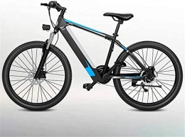 XINHUI Fahrräder XINHUI Elektrische Schneemobil, Mountainbike 27-Gang E-Auto 26-Zoll-Aluminium-Legierung Ultra-Light Leistungsstarke Hybriddauer, Blau