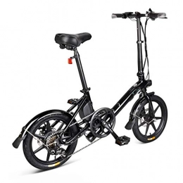XINRISHENG Elektrofahrräder XINRISHENG Folding Moped elektrisches Fahrrad, Variable Speed Version Fahrrad 14-Zoll-Reifen 250W Motor, beweglicher Erwachsene Elektro-Fahrrad, Grau