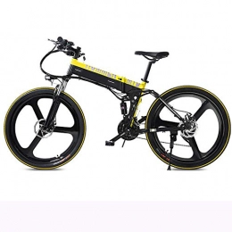 XIXIA Fahrräder XIXIA X Zusammenklappbare elektrische Mountainbike-Power-Fahrrad 48V Lithium-Batterie Tragbares elektrisches Fahrrad Zweirad Erwachsene Reise Smart Battery Car
