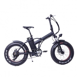 XWZG Elektrofahrräder XWZG Folding Mountain Electric Bike, austauschbarer Lithium-Ionen-Akku, Scheibenbremsen, LCD-Display, 30 km / h, Driving Range 20-55 km, 6 Geschwindigkeiten 20 Zoll