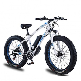 XXZ Fahrräder XXZ Elektrofahrrad Mountainbike 26" E-Bike 350W Lithium-Batterie und 21-Gang Vollfederung hydraulische Scheibenbremse Elektrisches Fahrrad, 48V13AH350W
