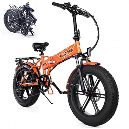 YI'HUI Fahrräder YI'HUI 20" klappbares E-Bike I7 Gang-Schaltung I EU-konform Klapprad mit 750 W Motor + Batterie abnehmbar, Orange
