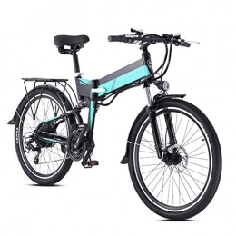 Ylight Fahrräder Ylight Elektrisches Mountainbike Mit 500W Brstenlosen Motor, 48V12.8AH Lithium Batterie Und 26Inch Fetter Reifen, Blau