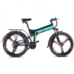 Ylight Fahrräder Ylight Zusammenklappbares Elektrofahrrad Lithium Batterie Assistiertes Mountainbike DREI Messerrder, 26", 350 W, 48 V, Blau