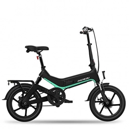 YPYJ Fahrräder YPYJ 16-Zoll-Falten Elektro-Fahrrad Kleine Männer Und Frauen Batterie Auto-Lithium-Batterie Elektro-Auto-Assistierte, Schwarz