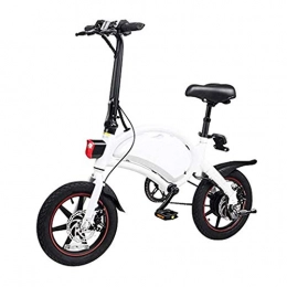 YUN&BO Fahrräder YUN&BO Elektrofahrrad für Erwachsene, 14 Zoll tragbares faltbares elektrisches Mountainbike mit Doppelscheibenbremse, Männer, Frauen, Pendler, Moped-E-Bike-Motorrad