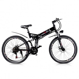 YUNYIHUI Fahrräder YUNYIHUI Elektrisches Mountainbike, Lithium-Ionen-Akku, 26-Zoll-Faltrad, Pendler-City-Faltrad, Black Retro wheel-350W