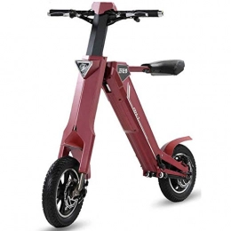 ZBB Fahrräder ZBB Elektroroller 350W Motor mit Bluetooth Verbindung Faltbarer Leichter robuster Sportroller Premium Li-Ion Akku für Erwachsene die für Alter 12 herauf Teenager / Erwachsene verwendbar sind, Red