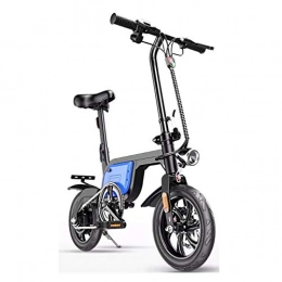 ZLQ Elektrofahrräder ZLQ 12-Zoll-Elektrisches Fahrrad 250W 36V Folding E-Bike Mit 10.4Ah Lithium-Batterie Höchstgeschwindigkeit 25 Km / H E-ABS Doppelscheibenbremse Belastbarkeit Erreicht 35M-40Km, C
