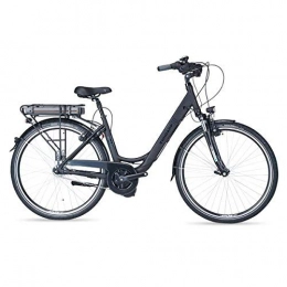 Unbekannt Fahrräder Zndapp E-Bike Alu-City Green 6.0 Premium | 28 Zoll | schwarz | Damen | 7 Gang Shimano Nabenschaltung | Felgenbremse | Rcktrittbremse | 250 W | Elektrofahrrad | 100 km | Reflex-Pannenstoppbereifung