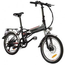 electric bicycle Elektrofahrräder Zusammenklappbares Elektrofahrrad für Erwachsene, 20-Zoll-Elektrofahrrad / Pendel-E-Bike mit 250-W-Motor, 36-V-10-Ah-Batterie, 6-Gang-Getriebe