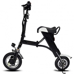 ZXWNB Fahrräder ZXWNB Mini Faltbares Ultraleichtes Elektrofahrrad Tragbares Transportmittel Für Erwachsene Elektrofahrrad Eltern-Kind-Fahrrad Lithiumbatterie 30 Km, Schwarz, B