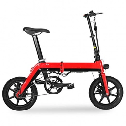 ZXY Elektrofahrräder ZXY Faltbares Elektrofahrrad für Erwachsene, Mini-Smart-Zweirad-Roller Lithium-Batterie-Elektrofahrrad Faltbares Elektroauto, Rot