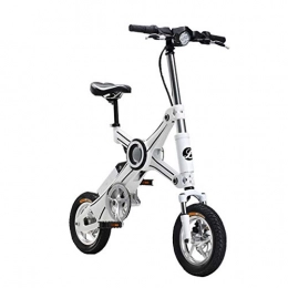ZY Fahrräder ZY Faltendes Elektrisches Fahrrad Moped Mini Single and Parent Car, White City Personal Edition-OneSize