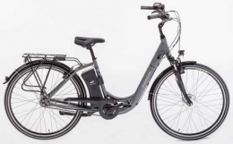 Original Prophete Fahrräder Zündapp E-Bike Alu-City Green 3.0 | 26 Zoll | 250 W | Vorderradmotor | 36 V | SAMSUNG Akku | 11 Ah | Damen | 7-Gang SHIMANO Nabenschaltung | ca. 100 km | brillant silber | Blaupunkt LCD Display