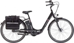 Original Prophete Fahrräder Zündapp E-Bike Alu-City Green 3.0 | 26 Zoll | inkl. 2. Akku + Packtasche | 250 W | Vorderradmotor | 36 V | SAMSUNG Akku | 11 Ah | Damen | 7-Gang SHIMANO Nabenschaltung | ca. 100 km | schwarz matt
