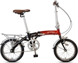 ZLYJ Fahrräder 16 Zoll Faltrad Erwachsene Rennräder Aluminium Citybike 16 Zoll Faltrad Pendlerfahrrad Ultraleicht Tragbar A, 16inch