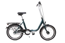 SPRICK Falträder 20 Zoll Alu Klapp Fahrrad Faltrad Folding Bike Shimano 3 Gang Nabendynamo blau grün B-Ware