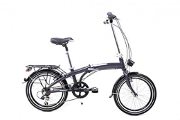 SPRICK Fahrräder 20 Zoll Alu Klapp Fahrrad Faltrad Folding Bike Shimano 7 Gang GRAU BLAU
