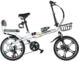 ZLYJ Falträder 20 Zoll Faltbares Mountainbike, 21-Gang Getriebe Mit Extrem Hoher Stoßdämpfung, Mechanische Scheibenbremse A, 20inch