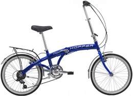 Cicli Cinzia Fahrräder 20 Zoll Klappfahrrad 6 Gang Cinzia Hopper, Farbe:blau