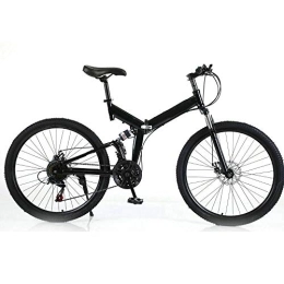RainWeel Fahrräder 26" Mountainbike Faltbarer Rahmen aus Kohlenstoffstahl mit Vollfederung MTB