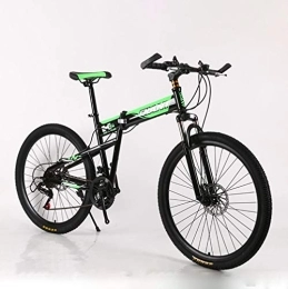 ZXCY Falträder 26 Zoll Mit Variabler Geschwindigkeit Mountainbike Für Männer Frauen Rennrad Folding Radfahren High Carbon Stahl Fahrräder Outdoor-Heimtrainer, B