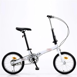 Generic Falträder 40, 6 cm (16 Zoll) Klapprad Mini kleines Rad faltbares Fahrrad Rahmen aus Karbonstahl Single Speed Kinderfahrrad 9 16 Zoll