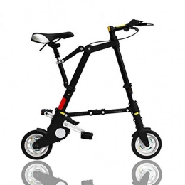AIAIⓇ Mini Faltrad Aluminium Faltrad Fahrrad - Dämpfung schwarz