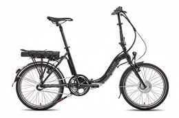 Allegro Unisex – Erwachsene Compact 3 Plus 374 E-Faltrad, Schwarz, 42 cm