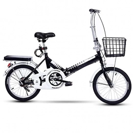 ASPZQ Fahrräder ASPZQ Dual-Scheibenbremse-Faltfahrrad, Komfortables Mobile Tragbare Kompakte Leichte Bikes Erwachsene Student Lightweight Bike, B