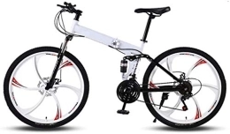AYDQC Fahrräder AYDQC 26-Zoll-Mountainbikes, faltender hoher Kohlenstoffstahlrahmen Variable Geschwindigkeit doppelte Stoßdämpfung DREI Schneidräder faltbares Fahrrad 7-14, 24 Geschwindigkeit fengong