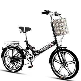 Bananaww Falträder Bananaww Faltrad Klapprad City Bike, ultraleichte tragbare Klappfahrrad, Retro Style Citybikes Faltbare Trekking-Fahrrad-Licht-Fahrrad, Erwachsene Männer und Frauen Freien Reitausflug